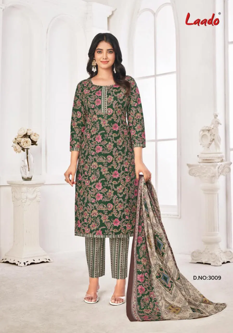 Princess Vol 3 By Laado Cotton Printed Dress Material Suppliers In India